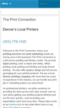 Mobile Screenshot of printconnectiondenver.com
